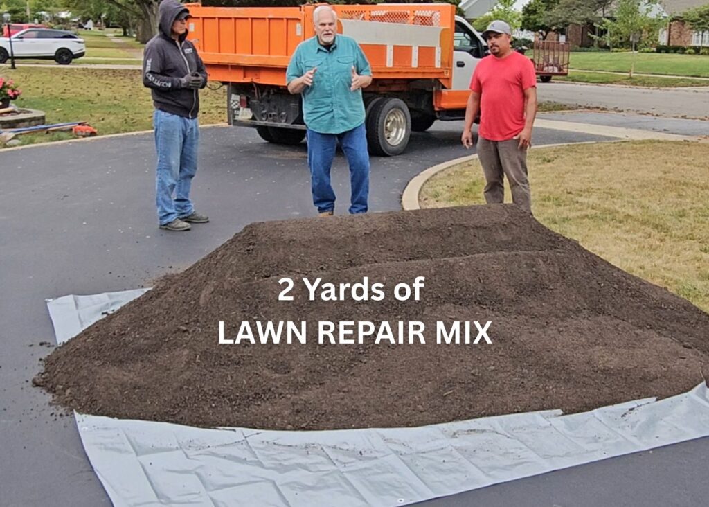 2 Yards of Delivered Lawn Repair Mix