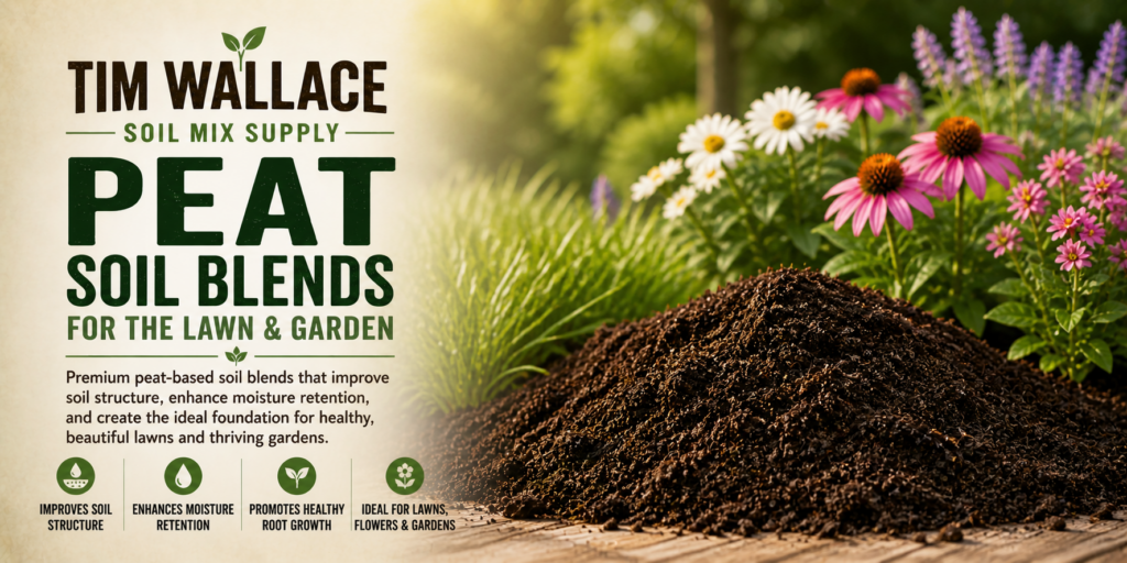 Peat Soil Blends for the Lawn and Garden