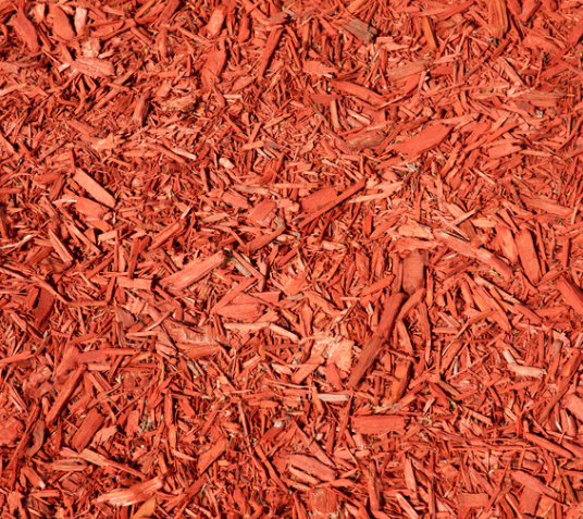 Dyed Red Mulch