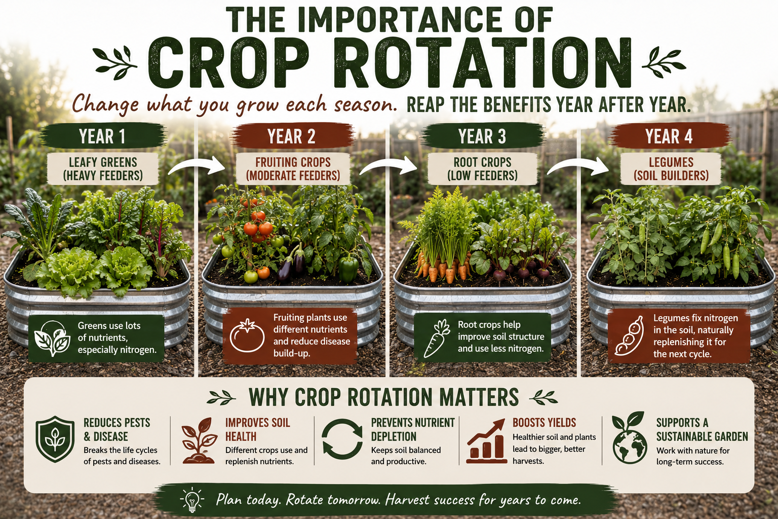 The importance of annual crop rotation