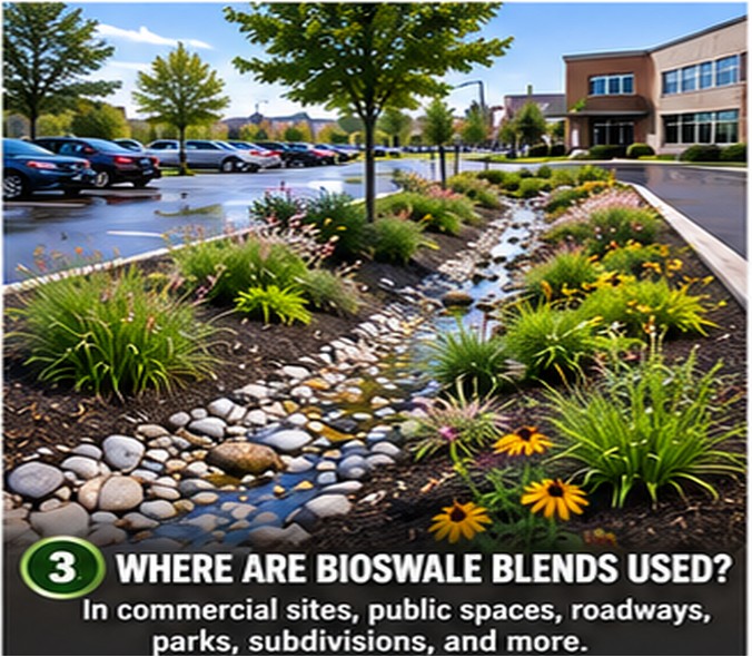 Where Are Bioswale Blends Used?