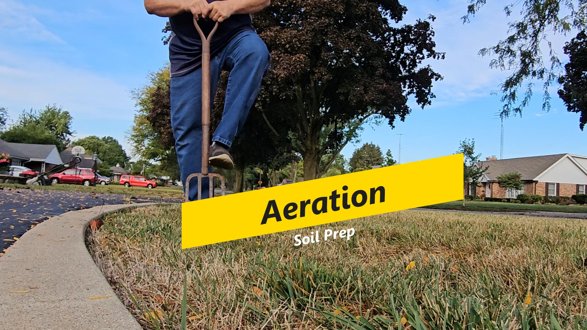Loosen the soil via aeration.