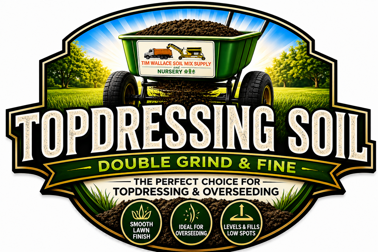 Double Grind and Fine Topdressing Soil