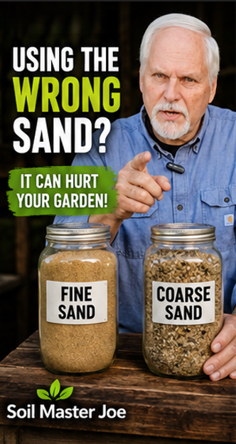 Use the right sand in your garden 